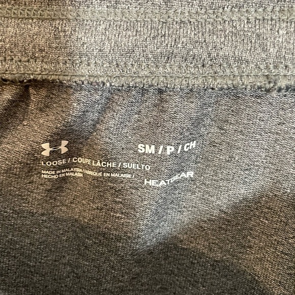 Under Armour Heat Gear Gray Joggers Sweatpants Size Small Lightweight EUC - Picture 2 of 8
